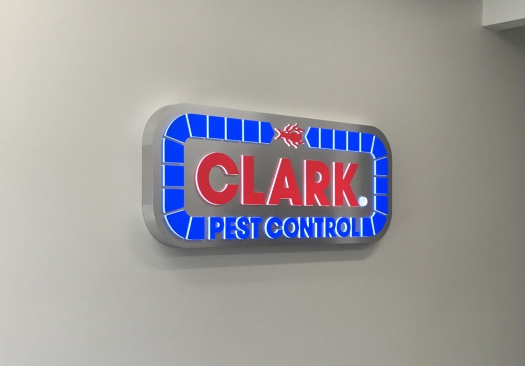 Clark Pest Control Custom Led Sign In Corona - Majestic Sign Studio