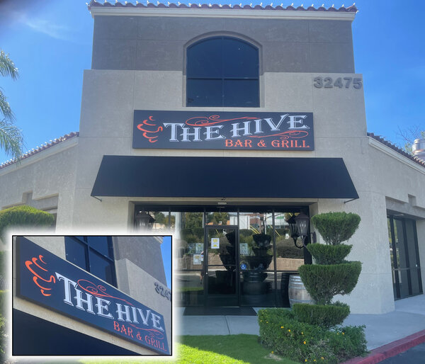 The-Hive-Bar-Grill-Business-Signs-Made-by-Majestic-Sign-Studio-in-Corona-CA